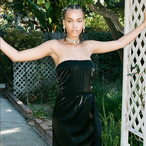 LPA Black Stain Evening Dress - Picture 2 of 6